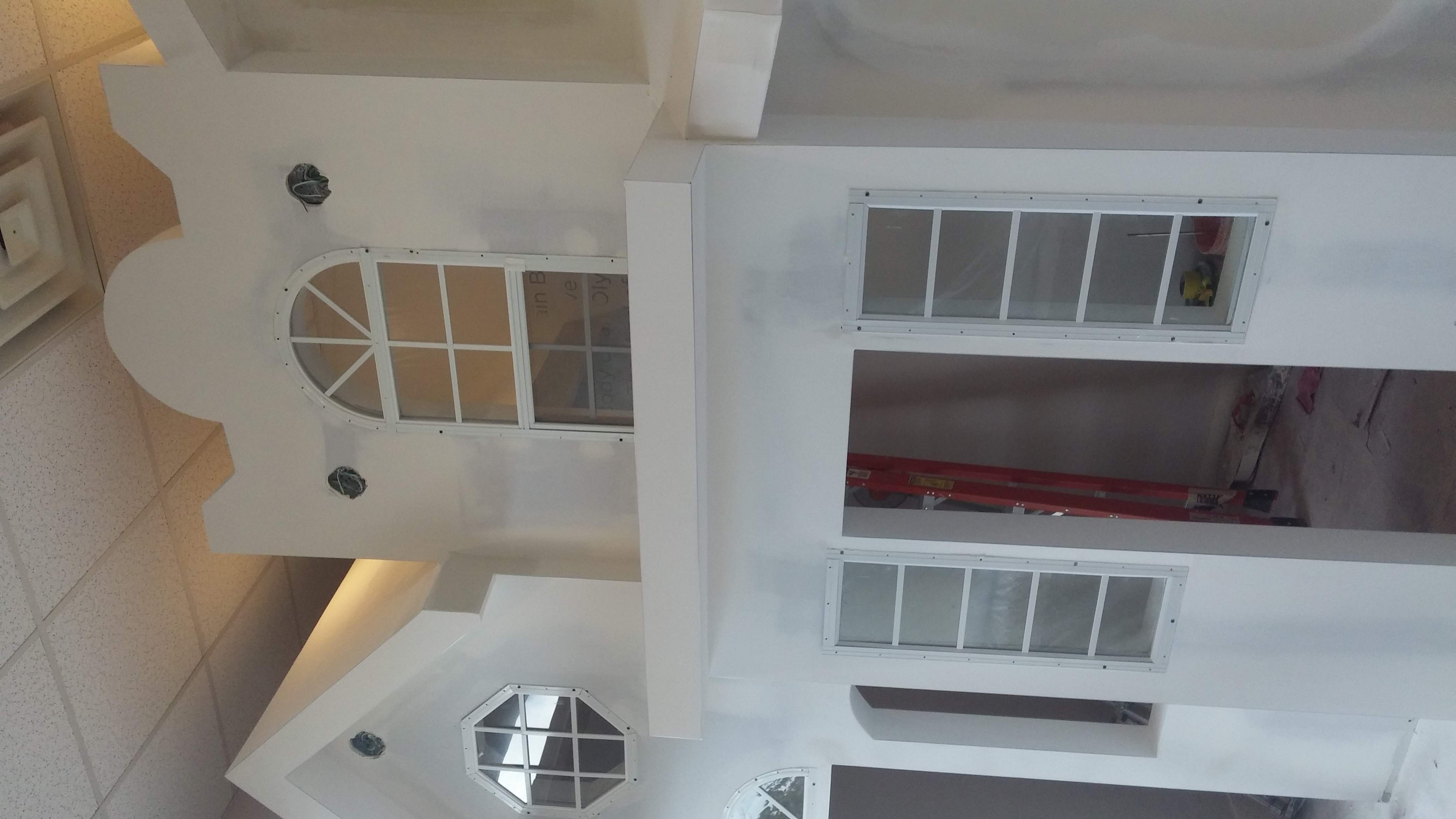 Ceiling water damage repair