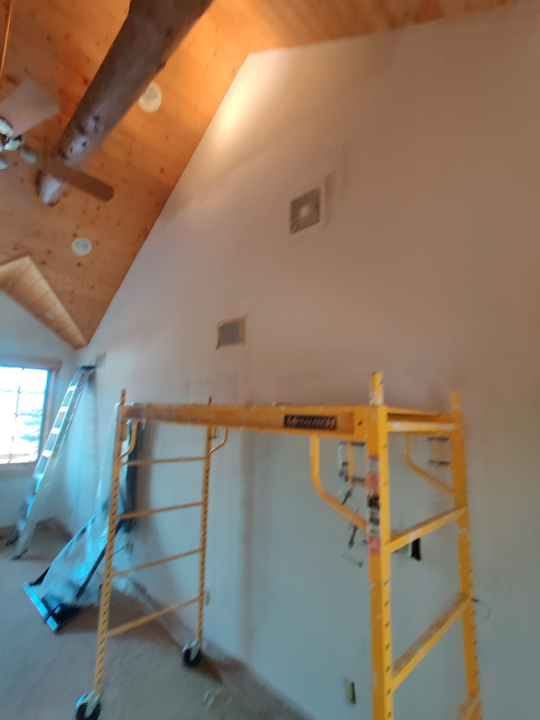 Ceiling water damage repair
